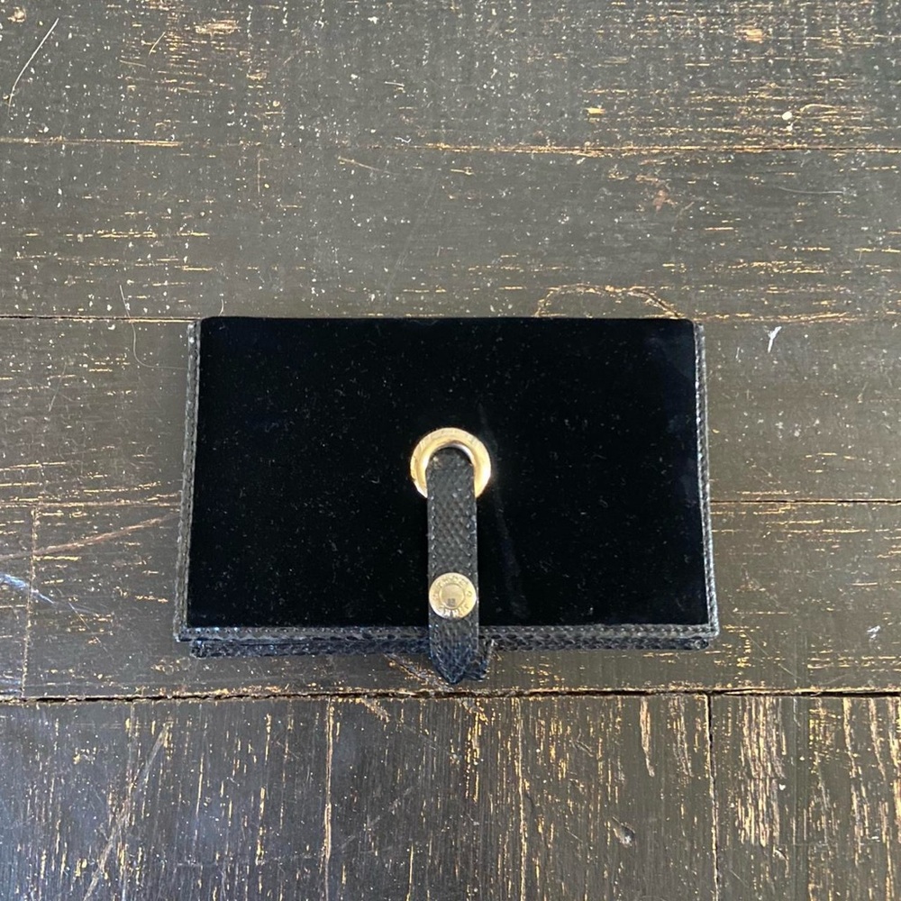 Jimmy Choo suede wallet